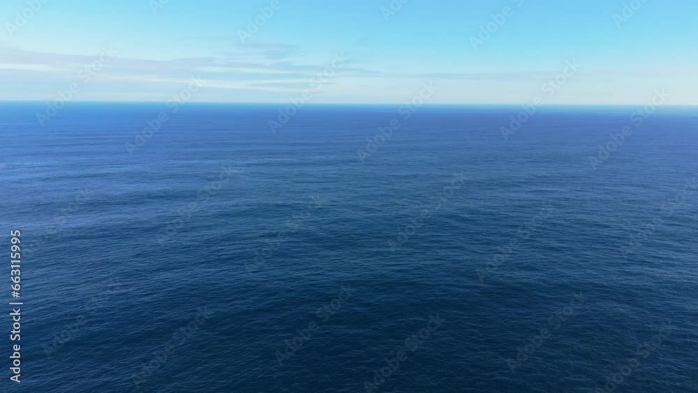 Empty Ocean Opening Aerial Shot with drone. Atlantic ocean near Madeira. Empty Ocean Opening Aerial Shot with drone. Atlantic ocean near Madeira.