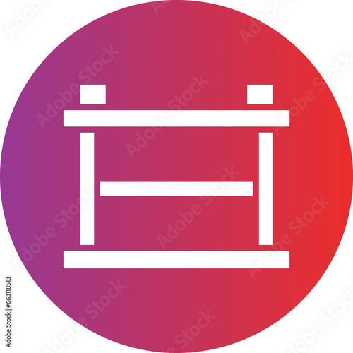 Hurdles Race Icon Style