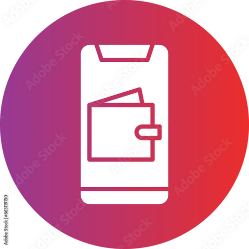 Mobile Wallet Icon Style