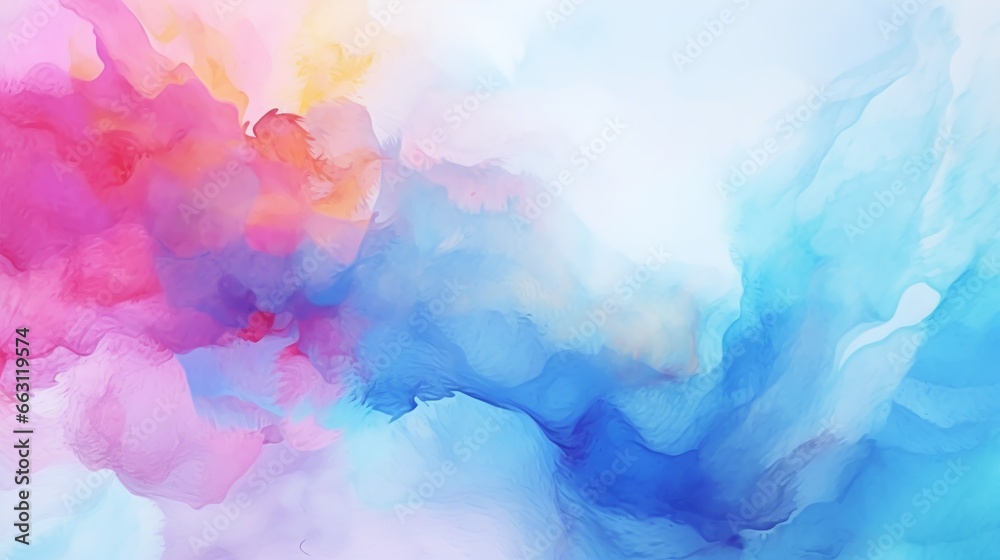 Vivid Watercolor Palette. A burst of bright, colorful background texture
