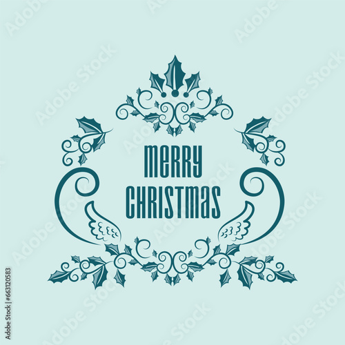 Christmas related design making by illustrator, Happy Christmas