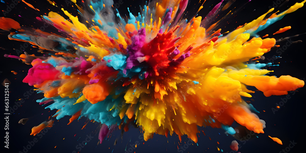 colourful explosion art background colourful explosion art background
