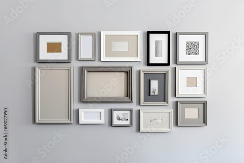 set of frame on wall