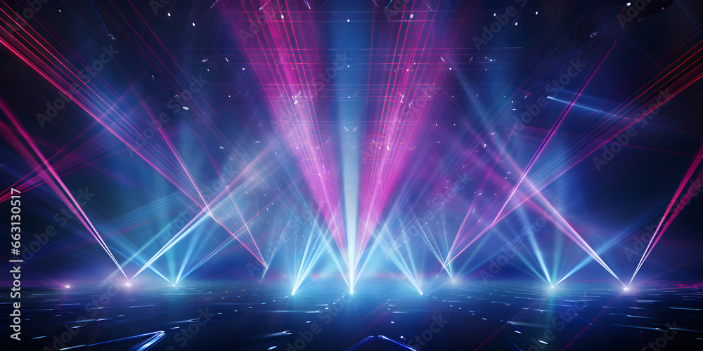 Fototapeta premium abstract background with nightclub lasers