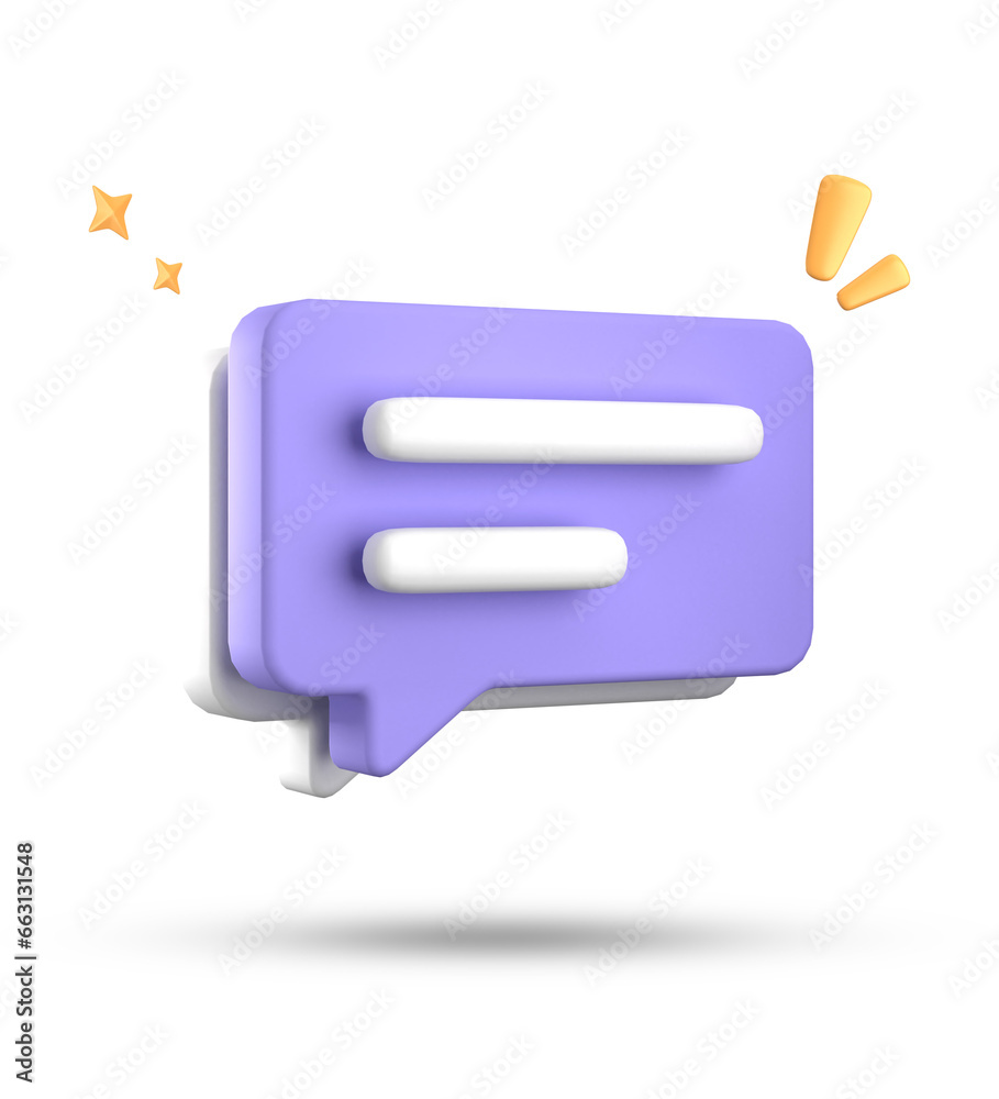 3d rendering of speech bubble, 3D pastel chat icon set. Set of 3d speak bubble. 3d rendering of speech bubble, 3D pastel chat icon set. Set of 3d speak bubble.