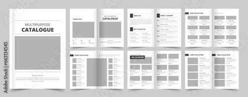 Modern Product Catalog, Brochure Design, Catalogue Template, Company Catalog