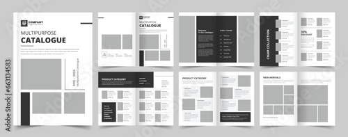 Multipurpose Product Catalog Design, Magazine Design, Minimalist Product Brochure