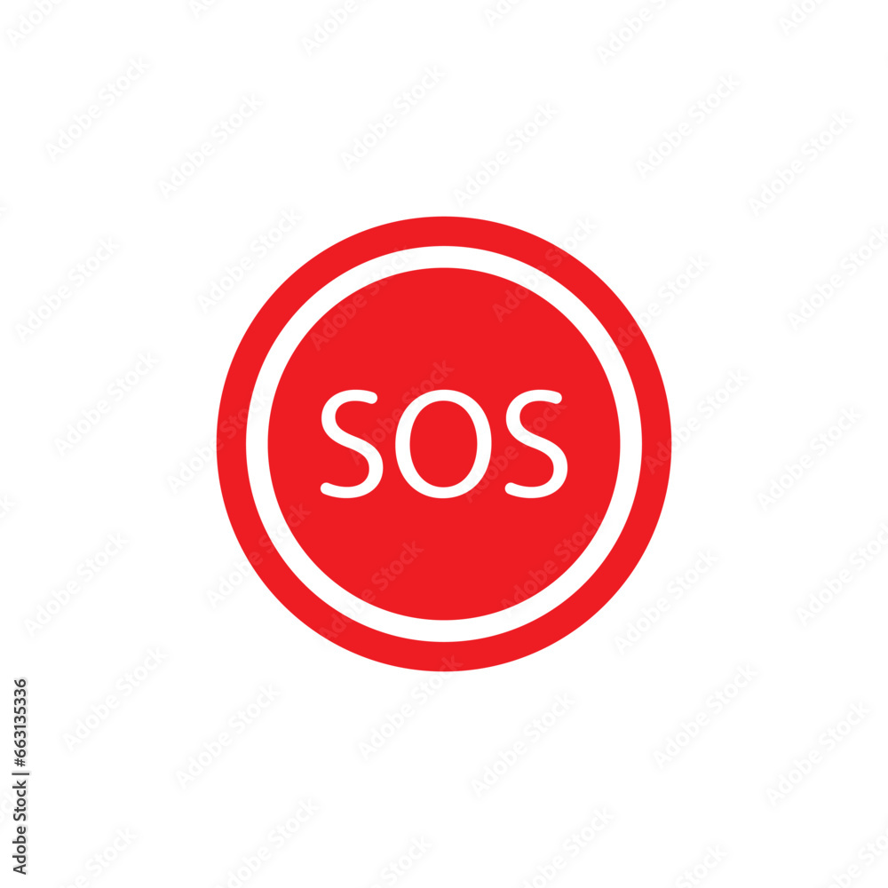 sos icon vector sos icon vector