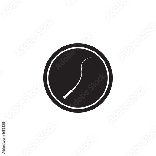 whip icon vector