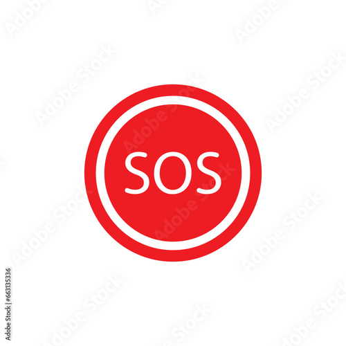 sos icon vector