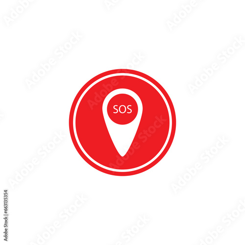 sos icon vector