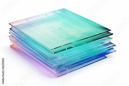 Glass slides for research and analyzing samples