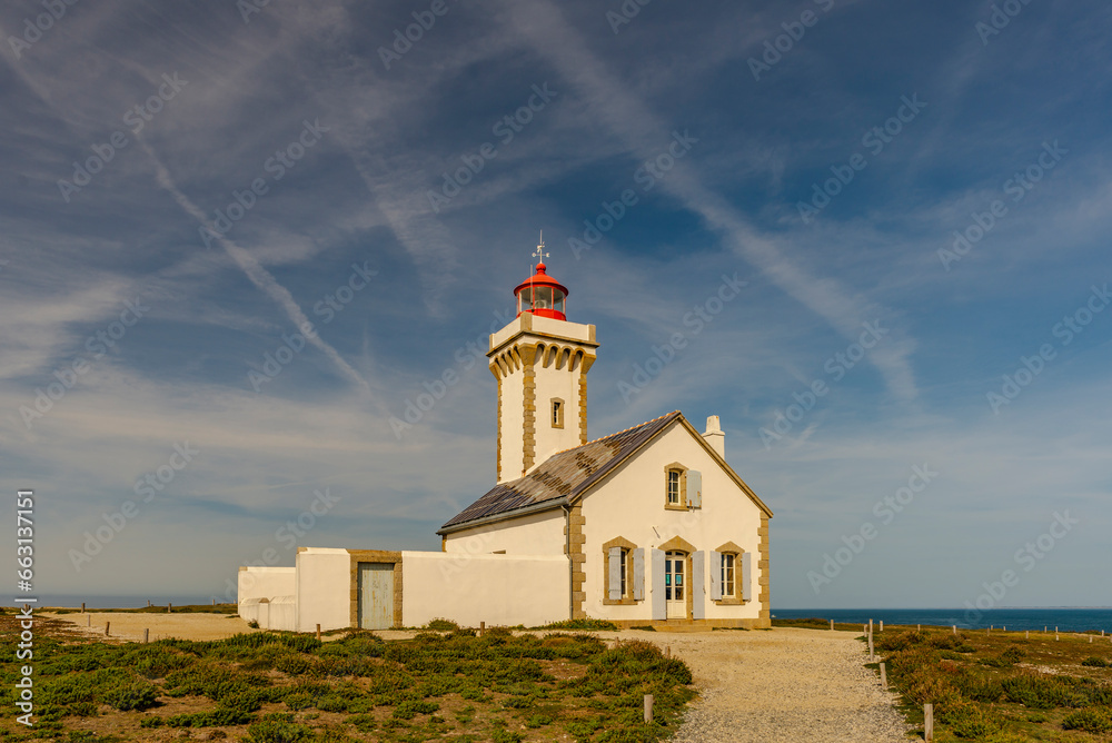The Pointe du Poulains on the island of Belle-île-en-Mer and its famous lighthouse.