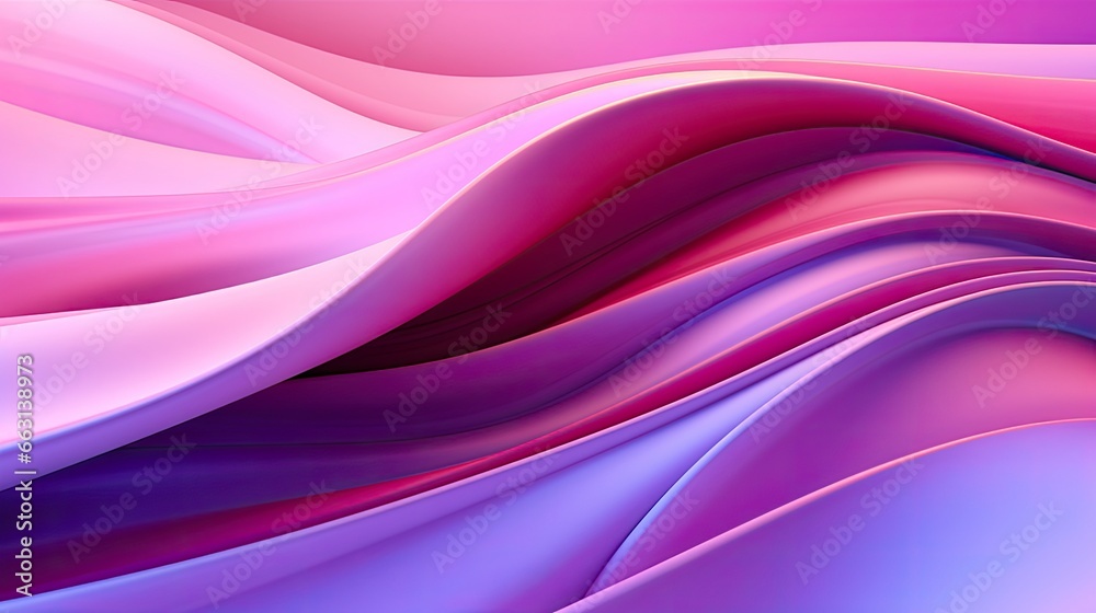 Abstract 3D image of digital waves in shades of pink and purple. Abstract 3D image of digital waves in shades of pink and purple.