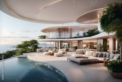 Virtual real estate properties, from luxury penthouses to themed islands © Visual Aurora