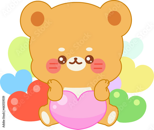 A cute bear character