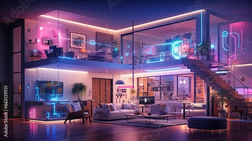 A Glimpse into the Connected Smart Home of Tomorrow. © ABDULHAMID
