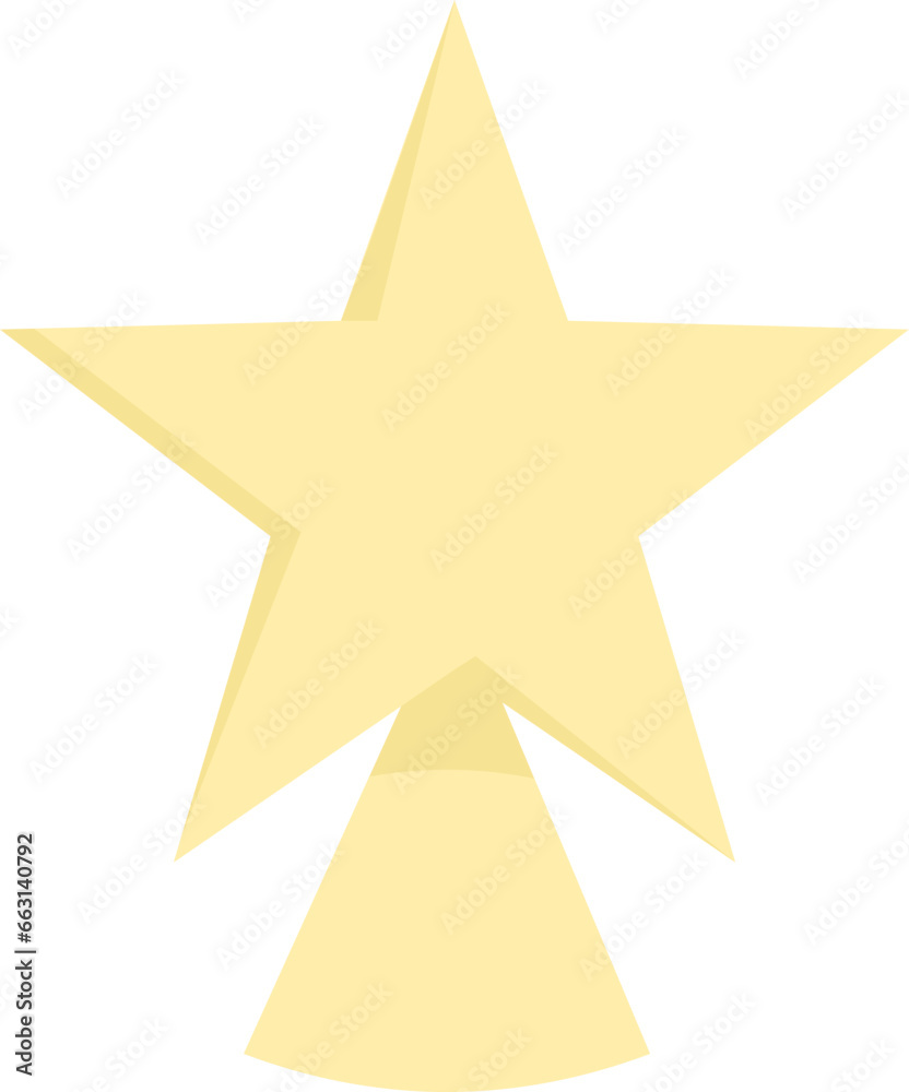 Obraz premium Christmas star icon