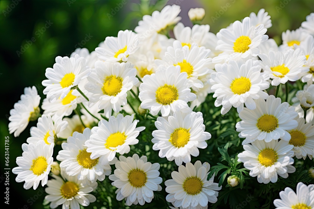 White daisy flowers. White daisy flowers.