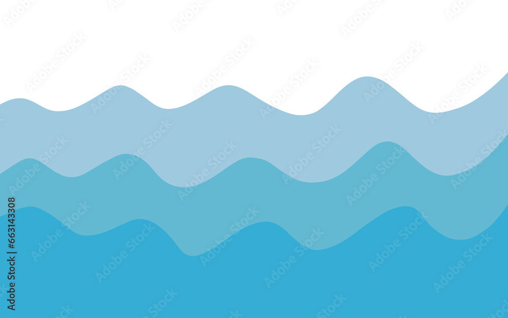 blue sea oceon wave water liquid background illustration vector png