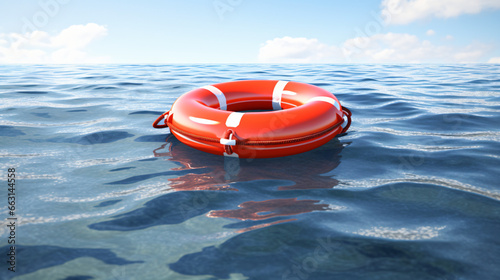 Life buoy rescue ring sea