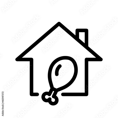 Home homepage icon symbol vector image. Illustration of the house real estate graphic property design image © Harum