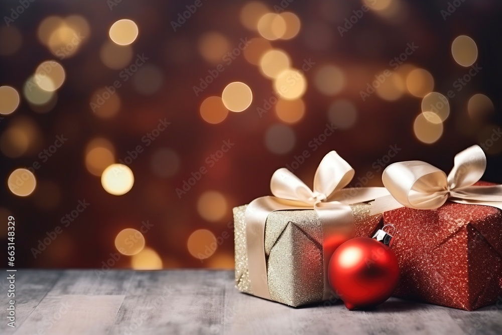festive christmas assortment with copy space, generative ai festive christmas assortment with copy space, generative ai