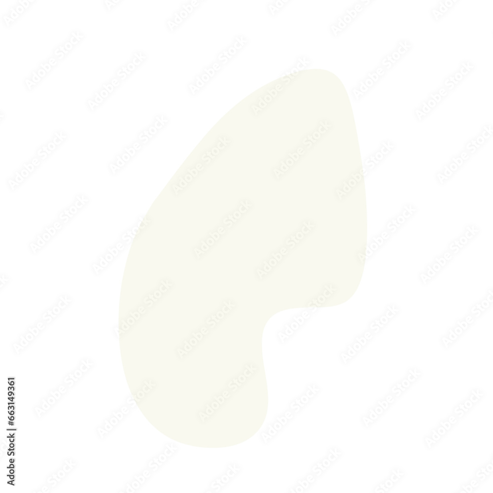 boho shape, beige aesthetic elements png