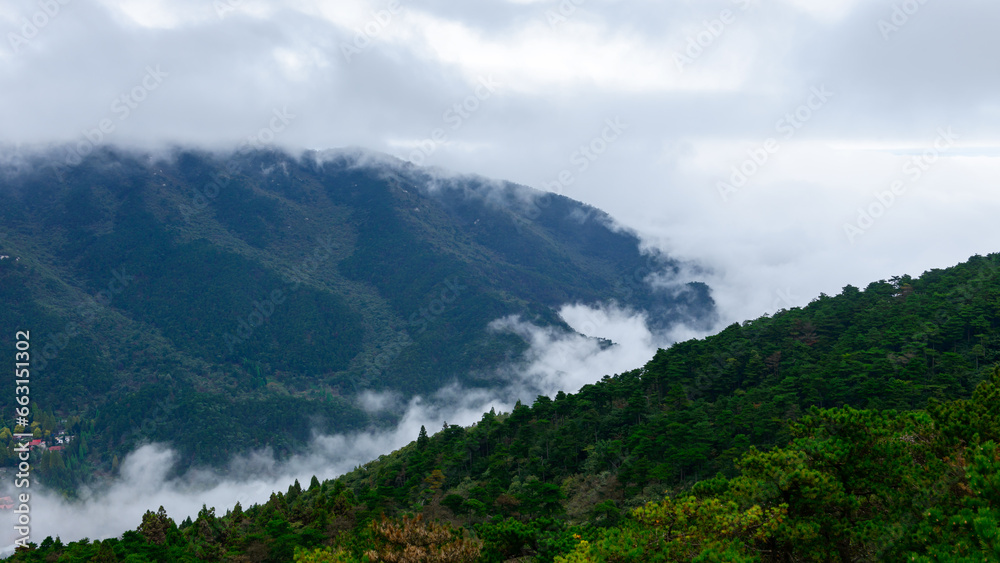 landscape with clouds
