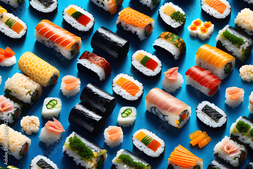 delicious kimbap. Generative AI