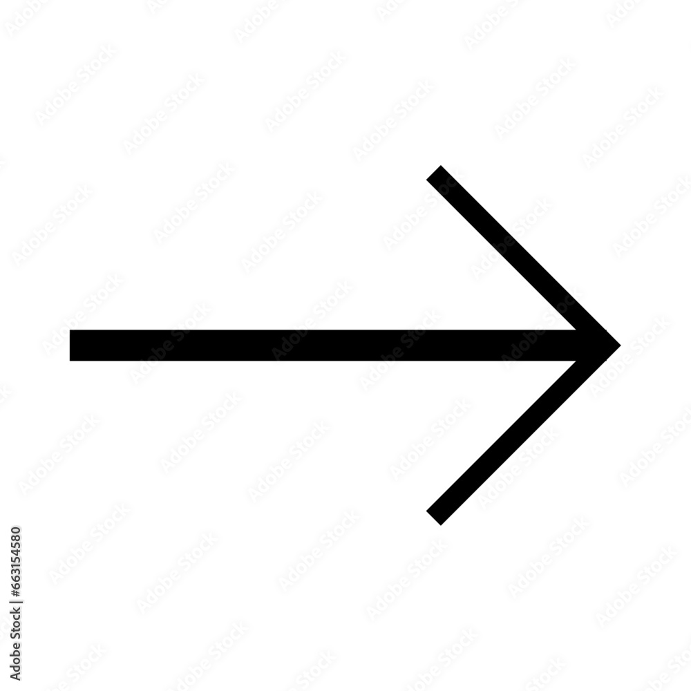 right side arrow icon. sign symbol right side arrow icon. sign symbol