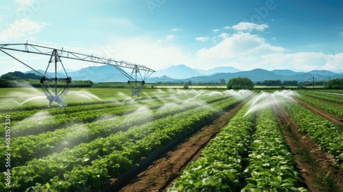 Irrigation of agricultural areas in summer