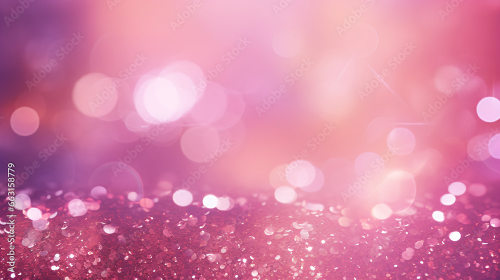 Pink sparkle glitter background