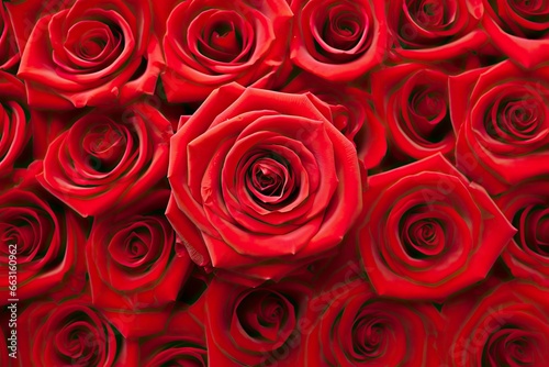 Red Rose Background for Valentine s Day.