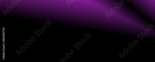 Background with trendy gradient and noise. Violet colors. Glare from lenses, overlay texture. Vector banner with dust and smooth color transition