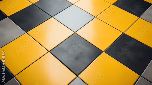 Colored yellow gray Ceramic Floor Tiles