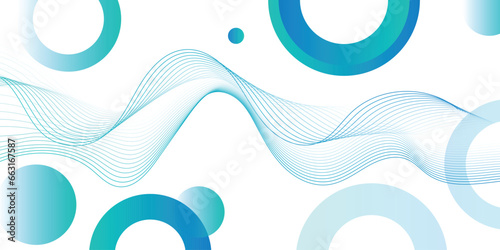 Vector 3d echo audio wavefrom spectrum. Abstract music waves oscillation graph. Futuristic sound wave visualization. Blue flowing wave line impulse pattern on white. Synthetic music technology sample.