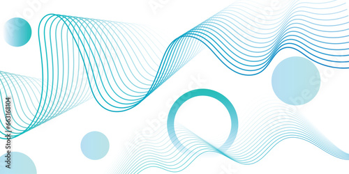Vector 3d echo audio wavefrom spectrum. Abstract music waves oscillation graph. Futuristic sound wave visualization. Blue flowing wave line impulse pattern on white. Synthetic music technology sample.