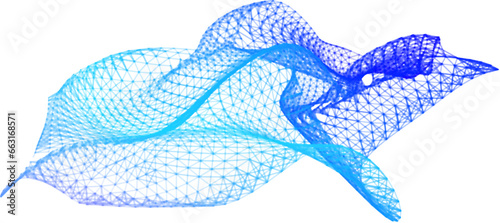 Network lines. Net wave information flow. Scientific paradigm solutions future. Forward vision progress. Big data cells deep development analysis. foresight conference background banner.