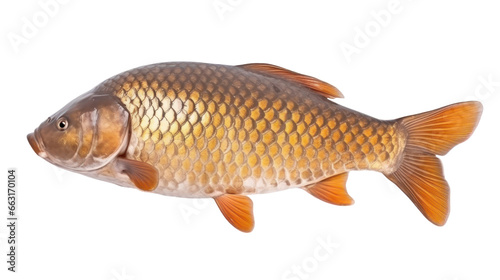 Giant carp isolated on transparent background,transparency 