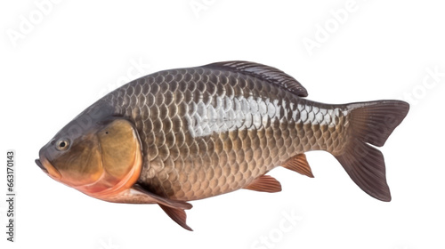 Giant carp isolated on transparent background,transparency 
