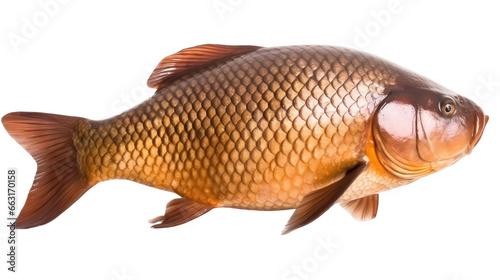 Giant carp isolated on transparent background,transparency 