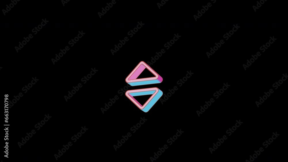 Bright sort icon is jumping merrily. Retro style. Alpha channel black. Looped from frame 120 to 240, Alpha BW at the end Bright sort icon is jumping merrily. Retro style. Alpha channel black. Looped from frame 120 to 240, Alpha BW at the end