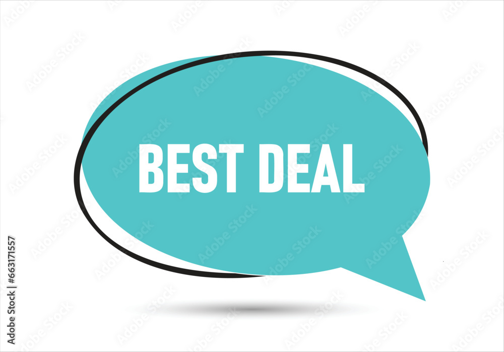 Best deal speech bubble text. Hi There on bright color for Sticker, Banner and Poster. vector illustration. Best deal speech bubble text. Hi There on bright color for Sticker, Banner and Poster. vector illustration.