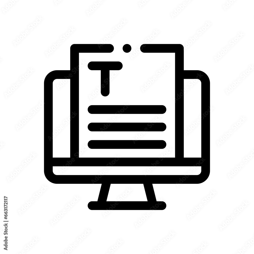 text line icon text line icon