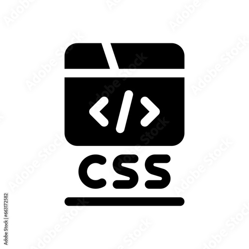 css file glyph icon