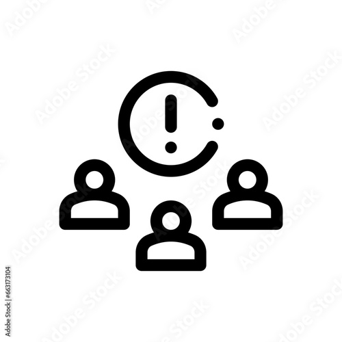 problematic line icon