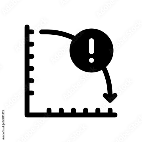 bankrupt glyph icon