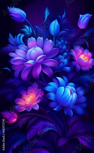 background with flowers