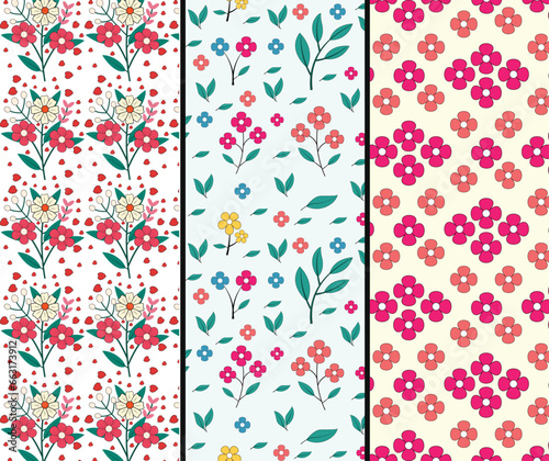 flower  pattern vector design. pattern background design
